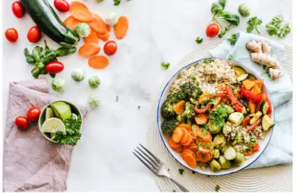 Repas bio au stage de ressourcement
