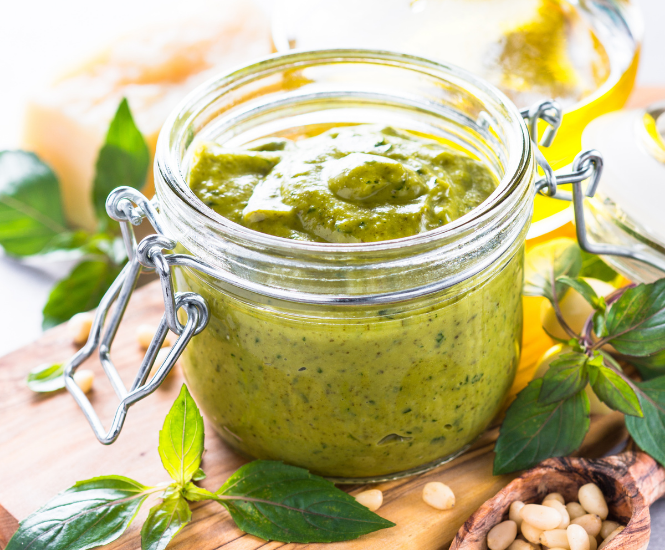pesto de plantes